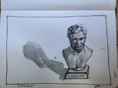 Sketch of Lincoln Bust